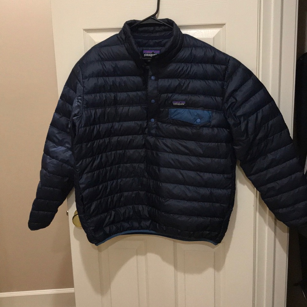 Patagonia Men’s Half-Snap Pullover- navy